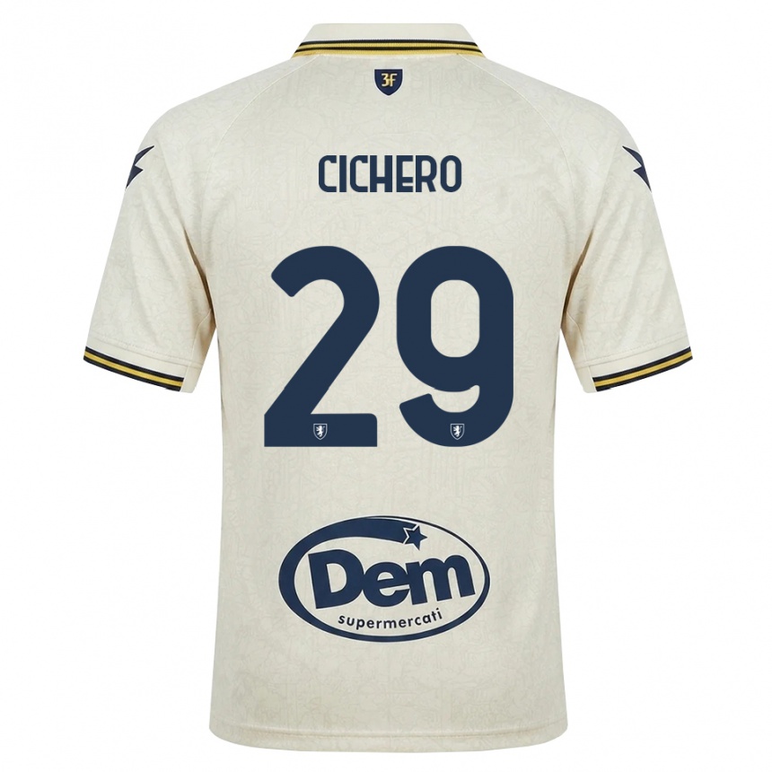 גברים כדורגל אלחנדרו סיצ׳רו #29 תחרה ישנה צהוב שחור הרחק ג'רזי 2026/27