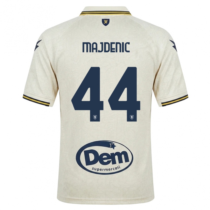 גברים כדורגל Fran Majdenic #44 תחרה ישנה צהוב שחור הרחק ג'רזי 2026/27