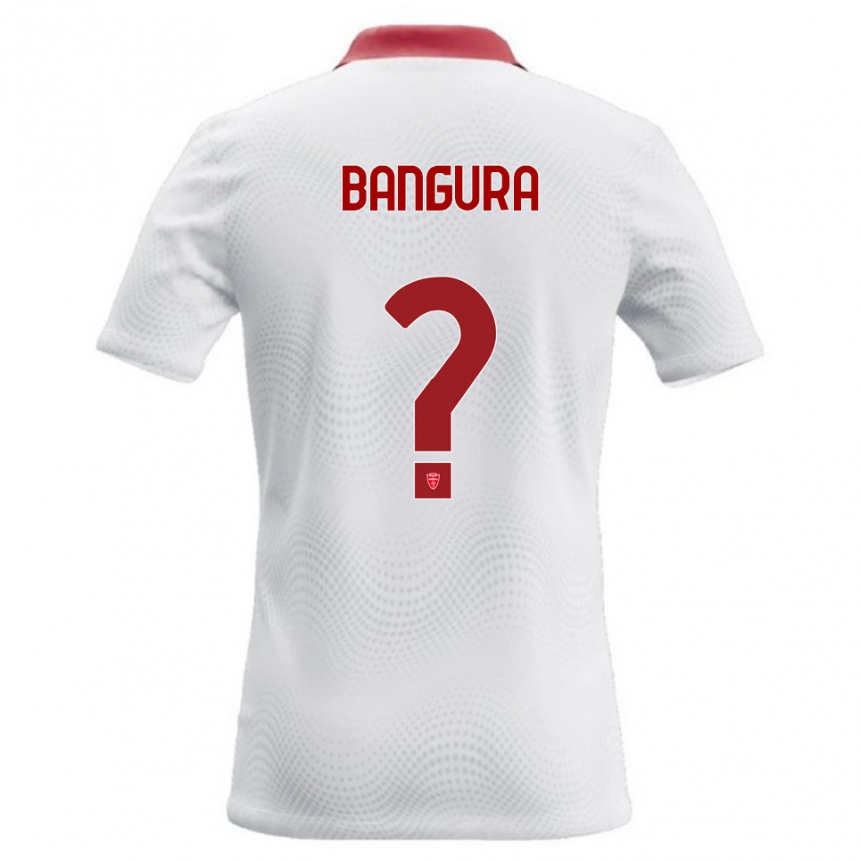 גברים כדורגל Abudlrahim Bangura #0 לבן אדום הרחק ג'רזי 2026/27