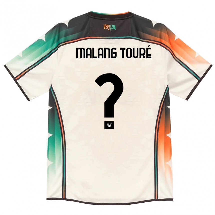 גברים כדורגל Mohamed Malang Touré #0 תחרה ישנה כתום ירוק הרחק ג'רזי 2026/27
