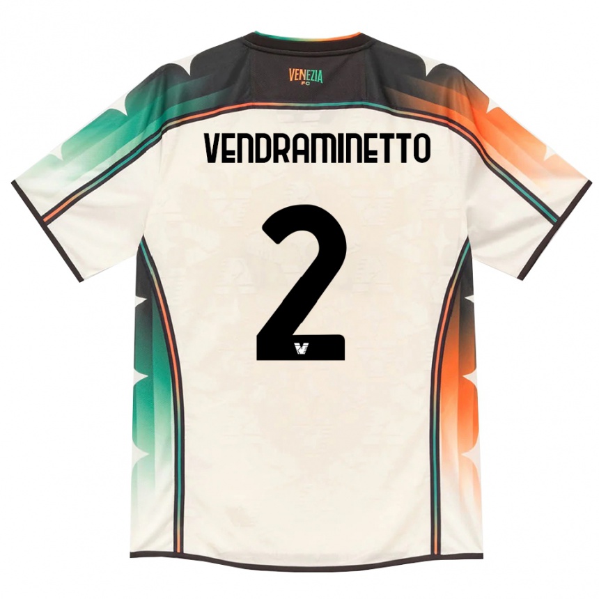 גברים כדורגל Andrea Vendraminetto #2 תחרה ישנה כתום ירוק הרחק ג'רזי 2026/27