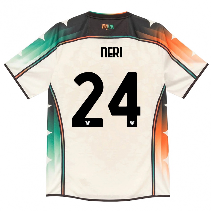גברים כדורגל Filippo Neri #24 תחרה ישנה כתום ירוק הרחק ג'רזי 2026/27
