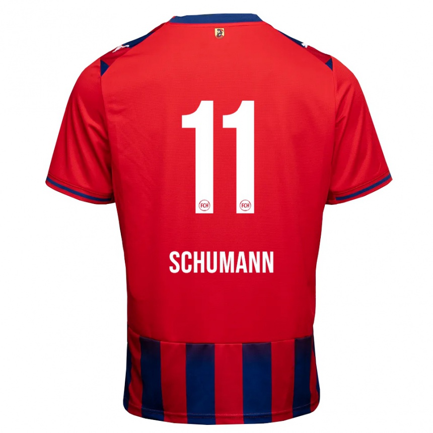 נשים כדורגל Stefan Schumann #11 כחול מלכותי לבן אדום ג'רזי ביתית 2026/27