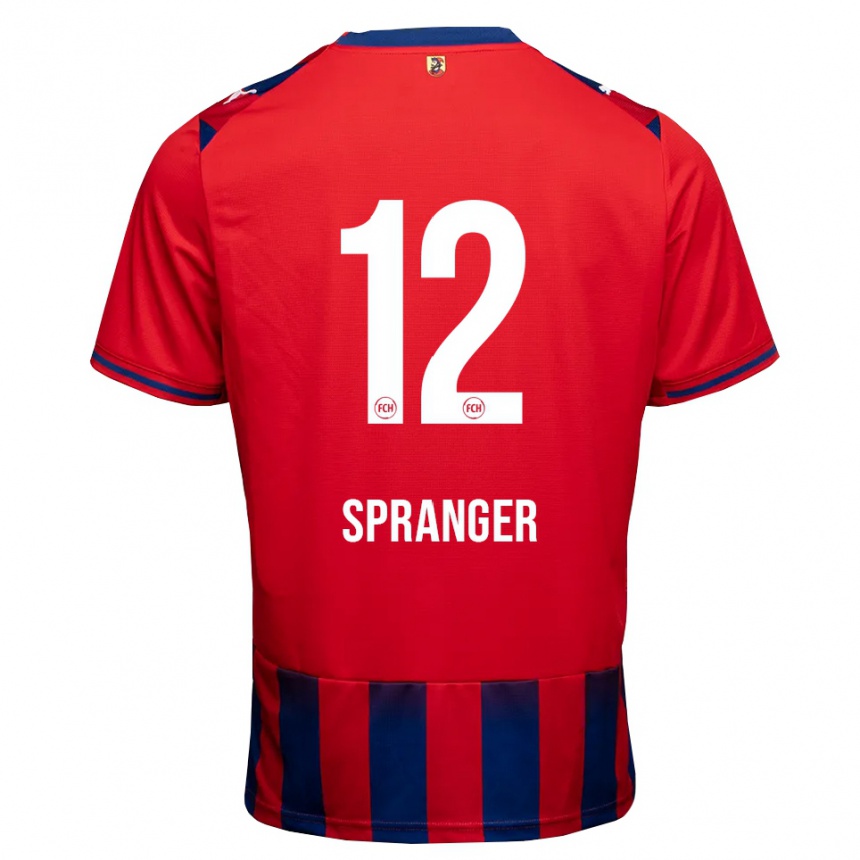 נשים כדורגל Luke Spranger #12 כחול מלכותי לבן אדום ג'רזי ביתית 2026/27
