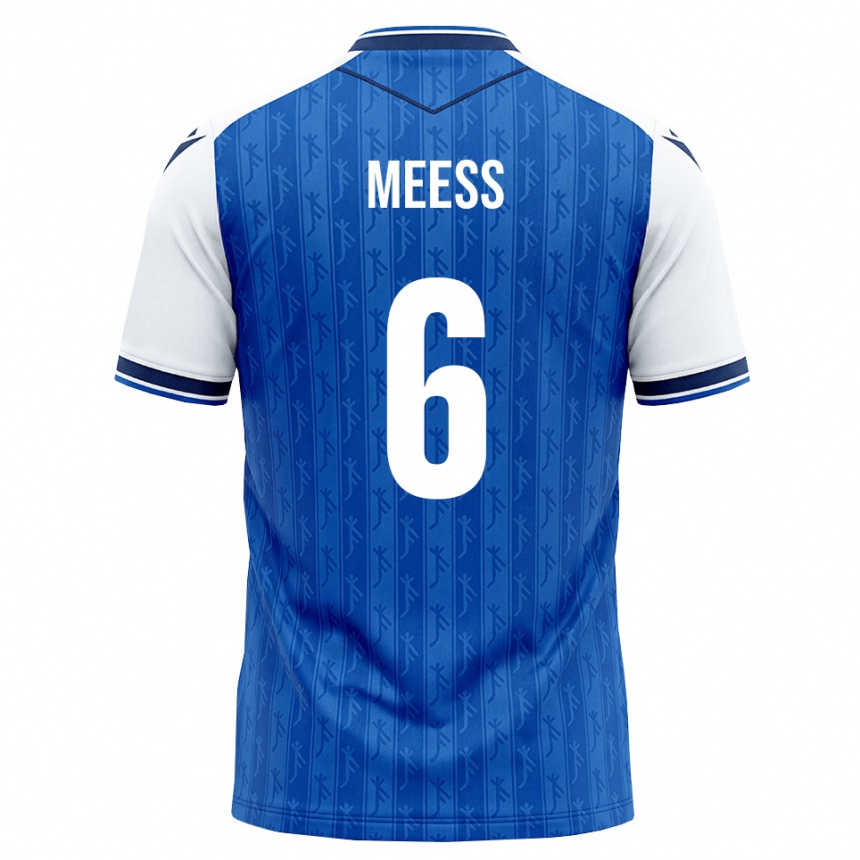 נשים כדורגל Jakob Meeß #6 כחול מלכותי לבן ג'רזי ביתית 2026/27