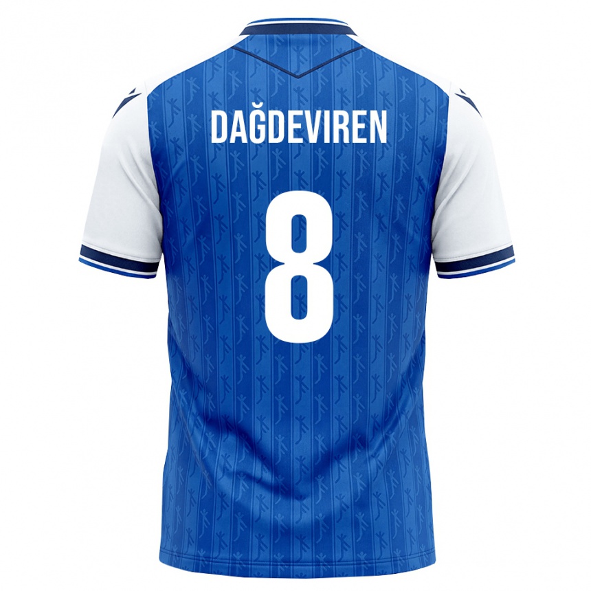 נשים כדורגל Diren Dağdeviren #8 כחול מלכותי לבן ג'רזי ביתית 2026/27