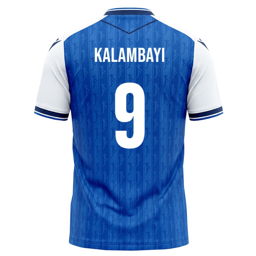נשים כדורגל Simon Kalambayi #9 כחול מלכותי לבן ג'רזי ביתית 2026/27