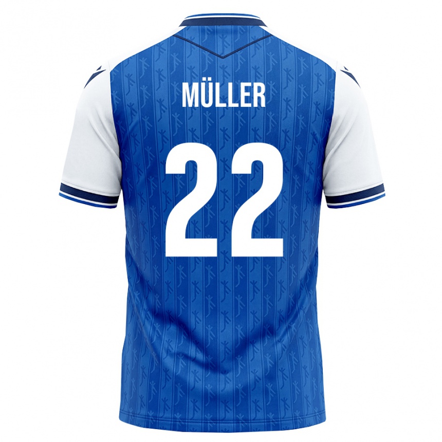 נשים כדורגל Tim Müller #22 כחול מלכותי לבן ג'רזי ביתית 2026/27
