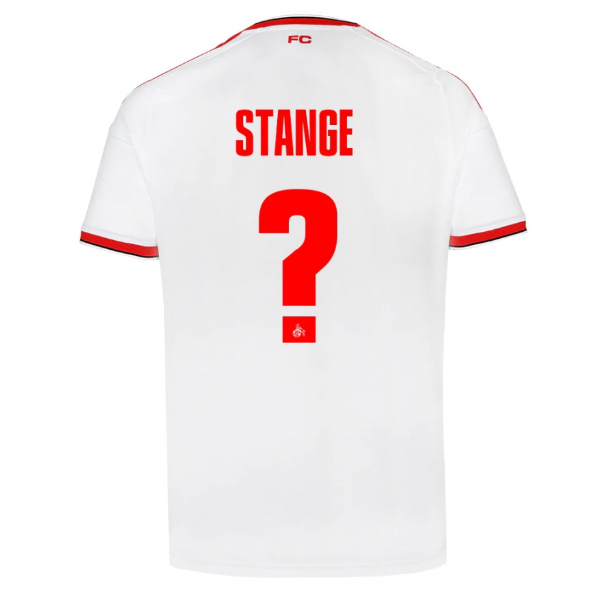 נשים כדורגל Julian Stange #0 לבן אדום שחור ג'רזי ביתית 2026/27