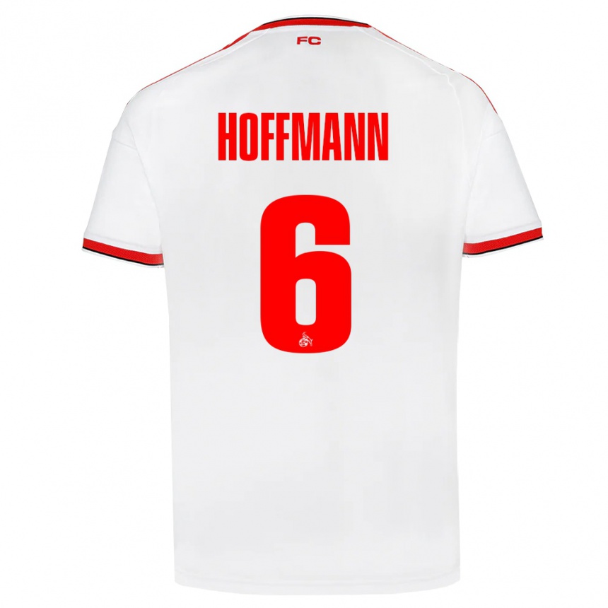 נשים כדורגל Niklas Hoffmann #6 לבן אדום שחור ג'רזי ביתית 2026/27