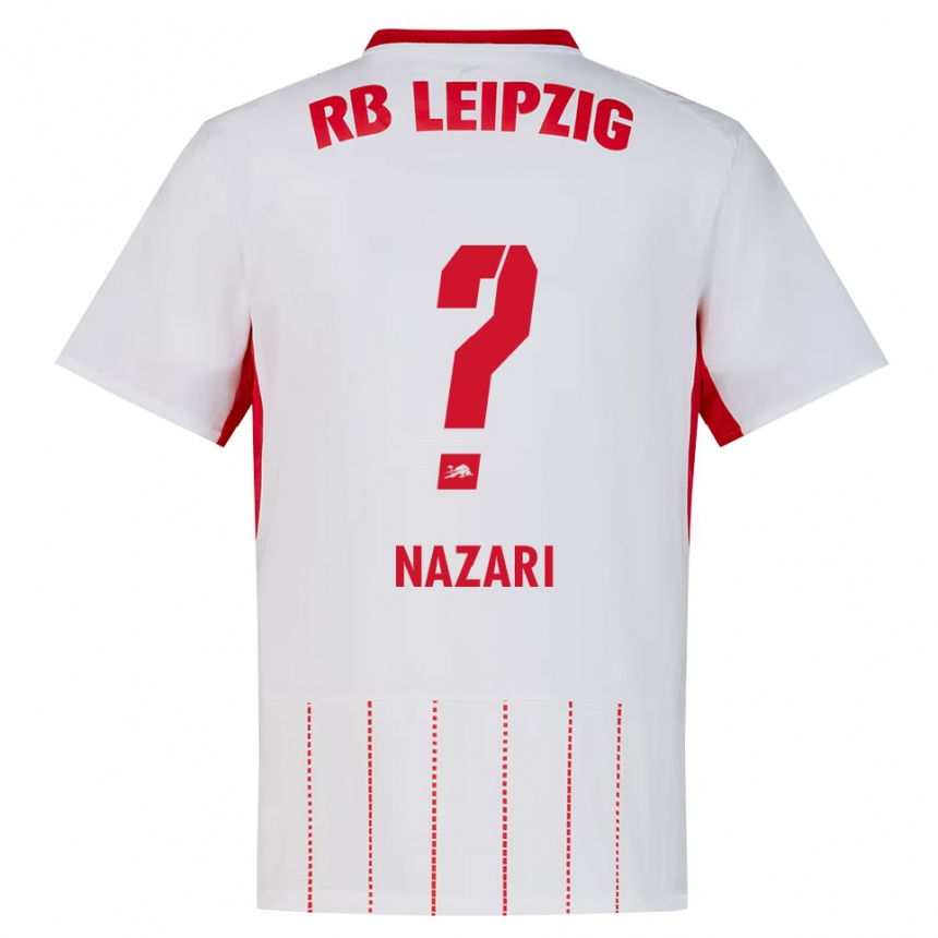 נשים כדורגל Alireza Nazari #0 אדום לבן צהוב ג'רזי ביתית 2026/27