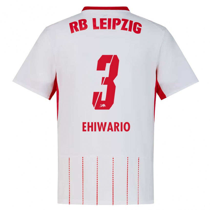נשים כדורגל Nwabueze Ehiwario #3 אדום לבן צהוב ג'רזי ביתית 2026/27