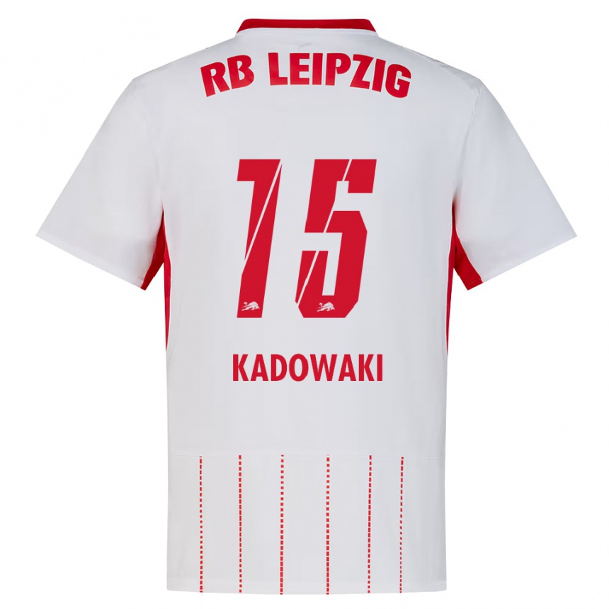 נשים כדורגל Mai Kadowaki #15 אדום לבן צהוב ג'רזי ביתית 2026/27