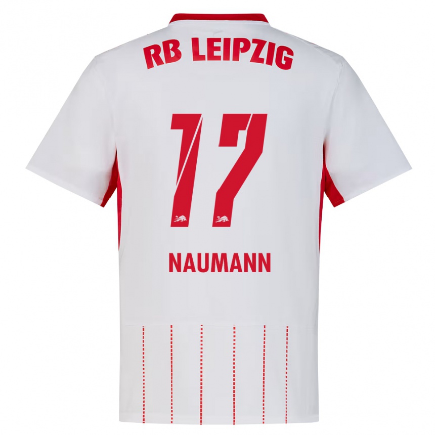נשים כדורגל Carlos Naumann #17 אדום לבן צהוב ג'רזי ביתית 2026/27