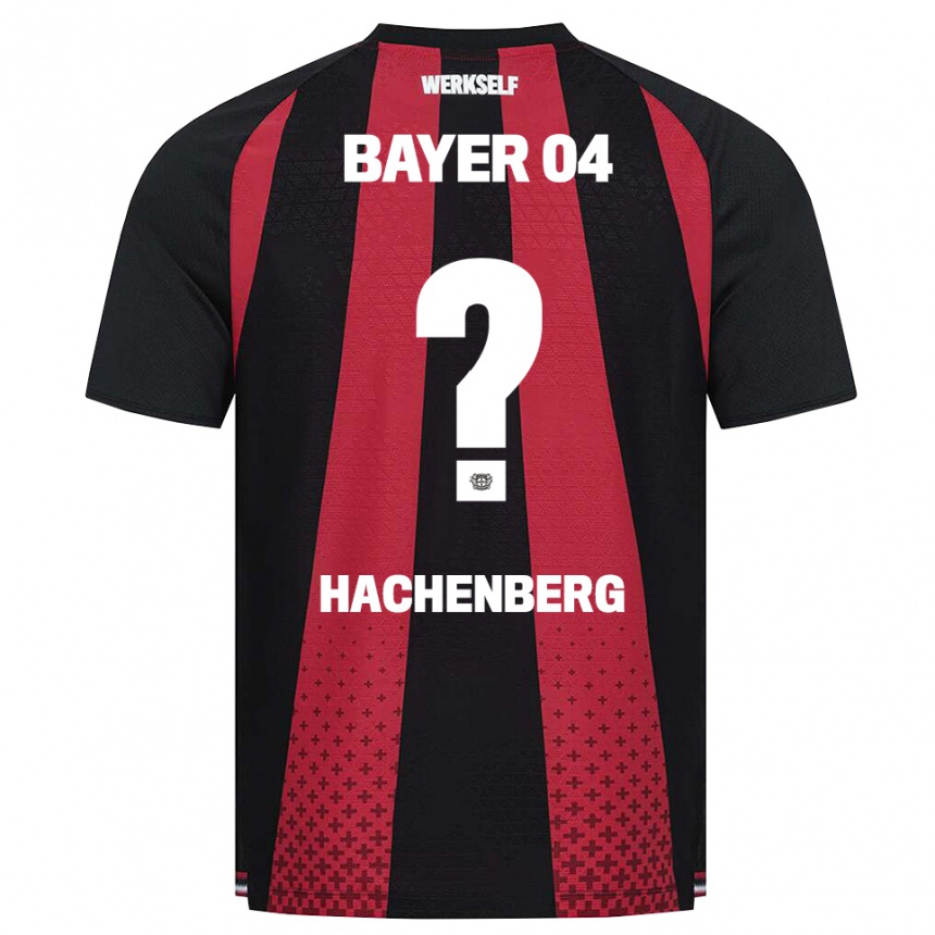 נשים כדורגל Merlin Hachenberg #0 שחור לבן אדום ג'רזי ביתית 2026/27