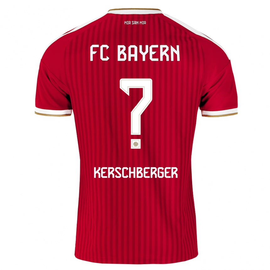 נשים כדורגל Paul Kerschberger #0 אדום לבן כחול ג'רזי ביתית 2026/27