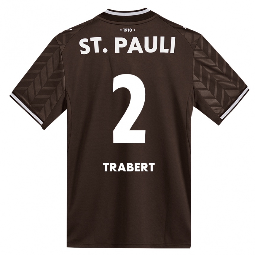 נשים כדורגל Noah Trabert #2 קפה לבן ג'רזי ביתית 2026/27