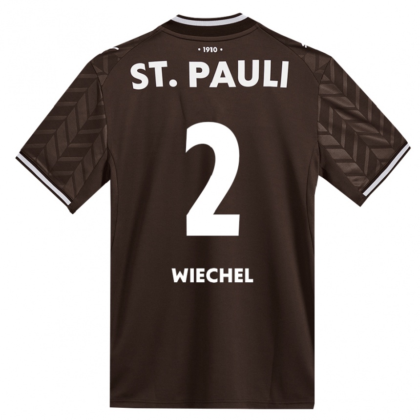 נשים כדורגל Jan Wiechel #2 קפה לבן ג'רזי ביתית 2026/27