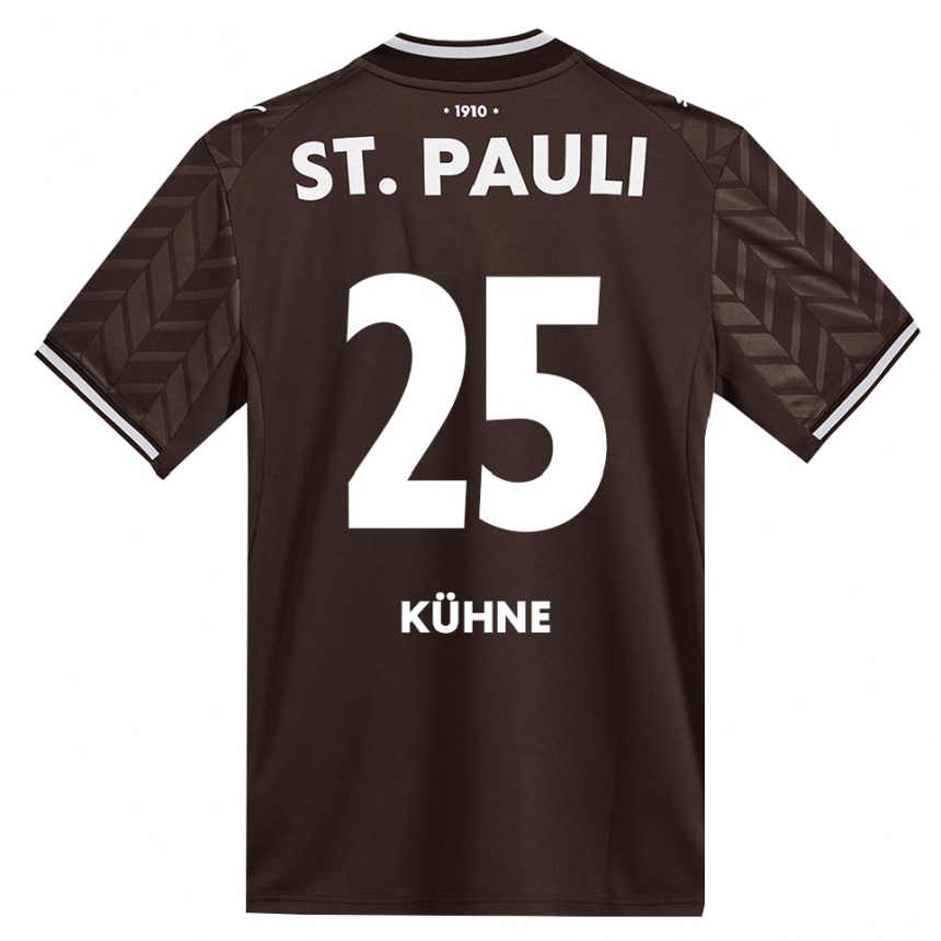 נשים כדורגל Florian Kühne #25 קפה לבן ג'רזי ביתית 2026/27