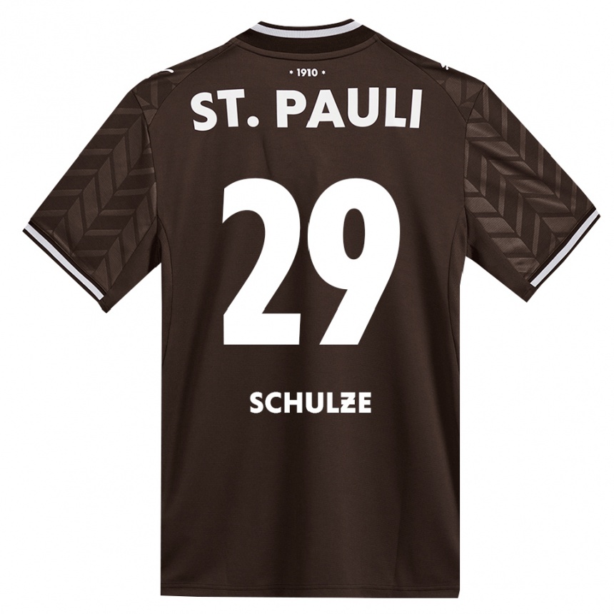נשים כדורגל Lucas Schulze #29 קפה לבן ג'רזי ביתית 2026/27