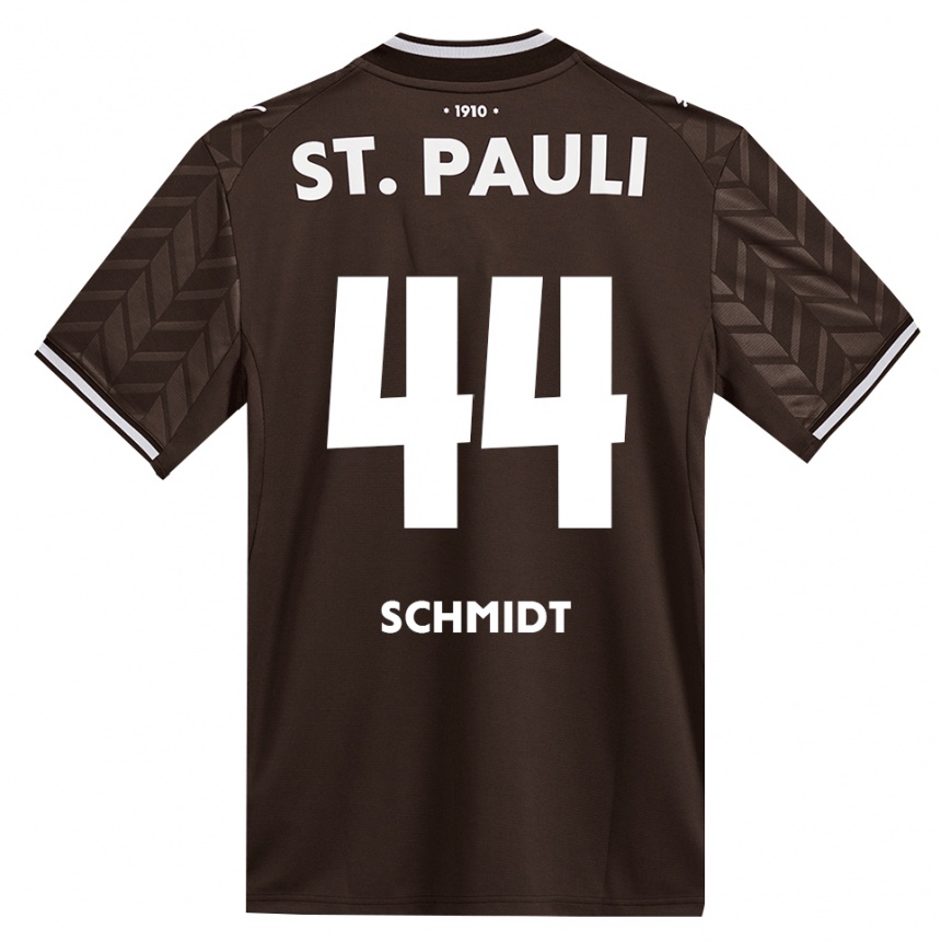 נשים כדורגל Nick Schmidt #44 קפה לבן ג'רזי ביתית 2026/27