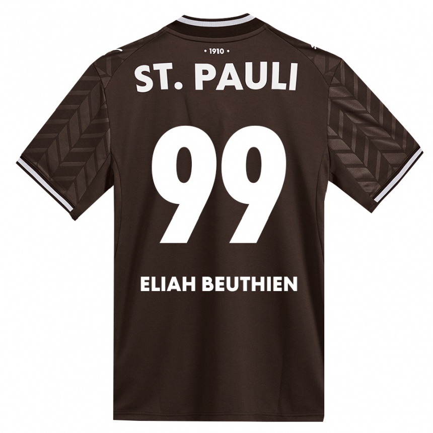 נשים כדורגל Jaron Eliah Beuthien #99 קפה לבן ג'רזי ביתית 2026/27