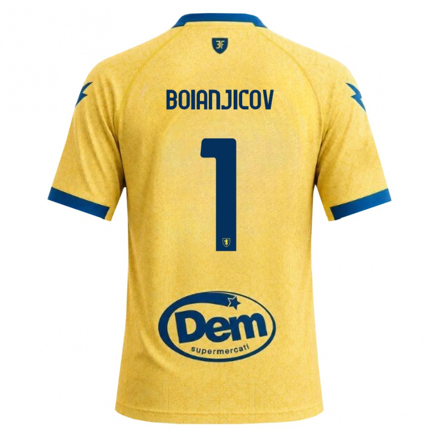 נשים כדורגל Nicolas Boianjicov #1 חאקי שחור כחול ג'רזי ביתית 2026/27