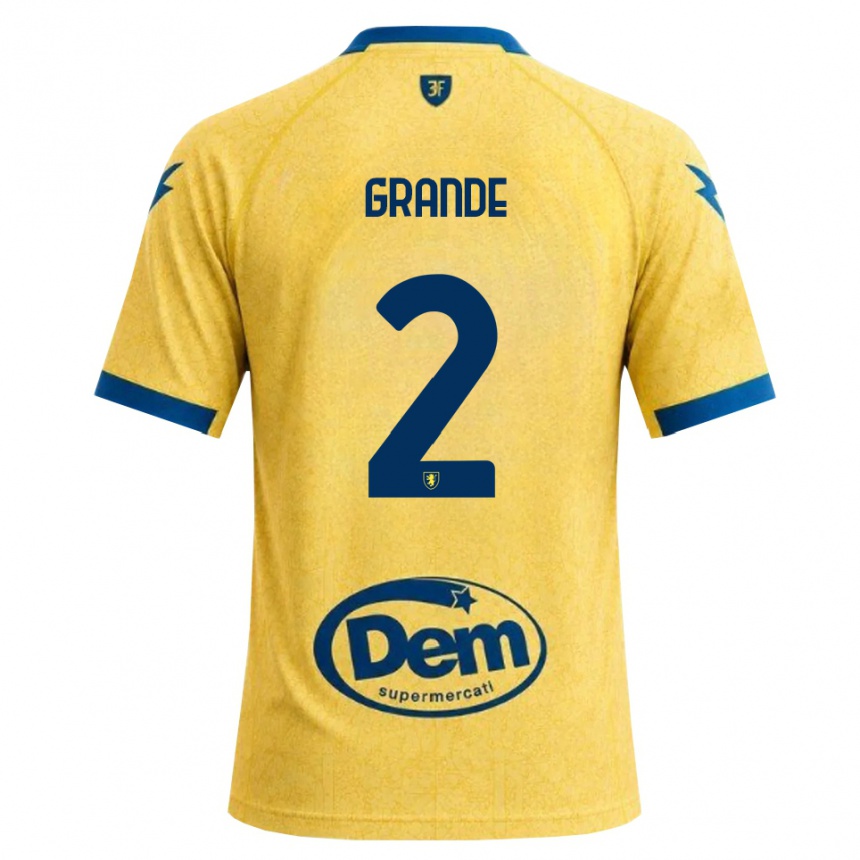 נשים כדורגל Alessandro Grande #2 חאקי שחור כחול ג'רזי ביתית 2026/27