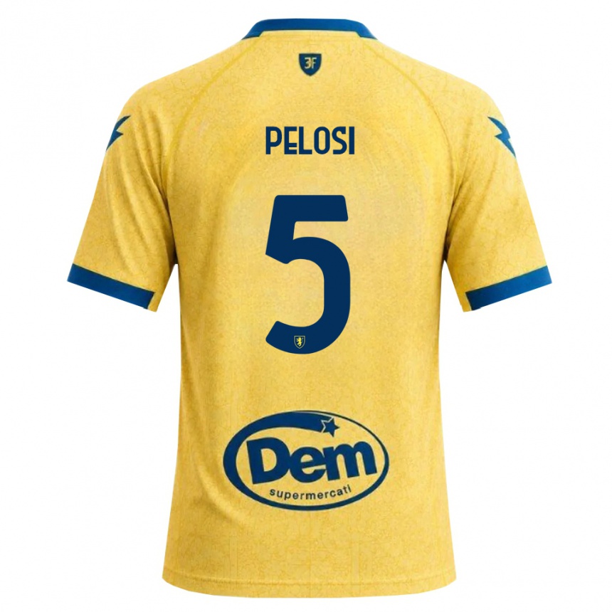 נשים כדורגל Dario Pelosi #5 חאקי שחור כחול ג'רזי ביתית 2026/27
