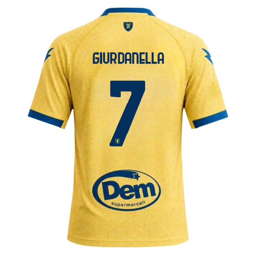 נשים כדורגל Lorenzo Giurdanella #7 חאקי שחור כחול ג'רזי ביתית 2026/27
