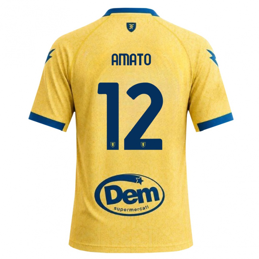 נשים כדורגל Luca Amato #12 חאקי שחור כחול ג'רזי ביתית 2026/27
