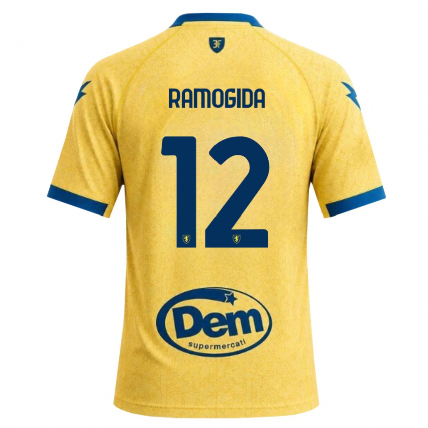 נשים כדורגל Tommaso Ramogida #12 חאקי שחור כחול ג'רזי ביתית 2026/27