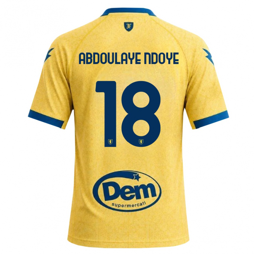 נשים כדורגל Mamadou Abdoulaye Ndoye #18 חאקי שחור כחול ג'רזי ביתית 2026/27