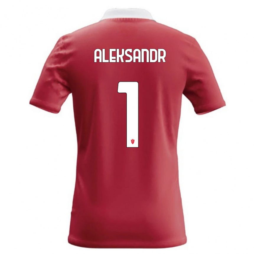 נשים כדורגל Aleksandr Ballabio #1 אדום לבן ג'רזי ביתית 2026/27