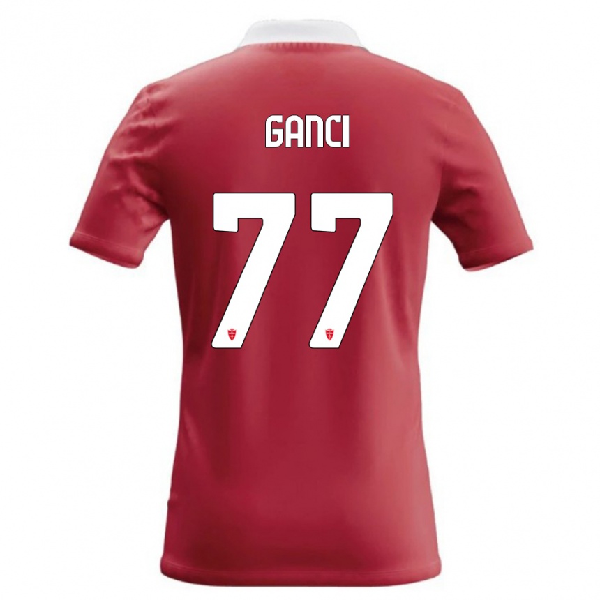 נשים כדורגל Daniele Ganci #77 אדום לבן ג'רזי ביתית 2026/27