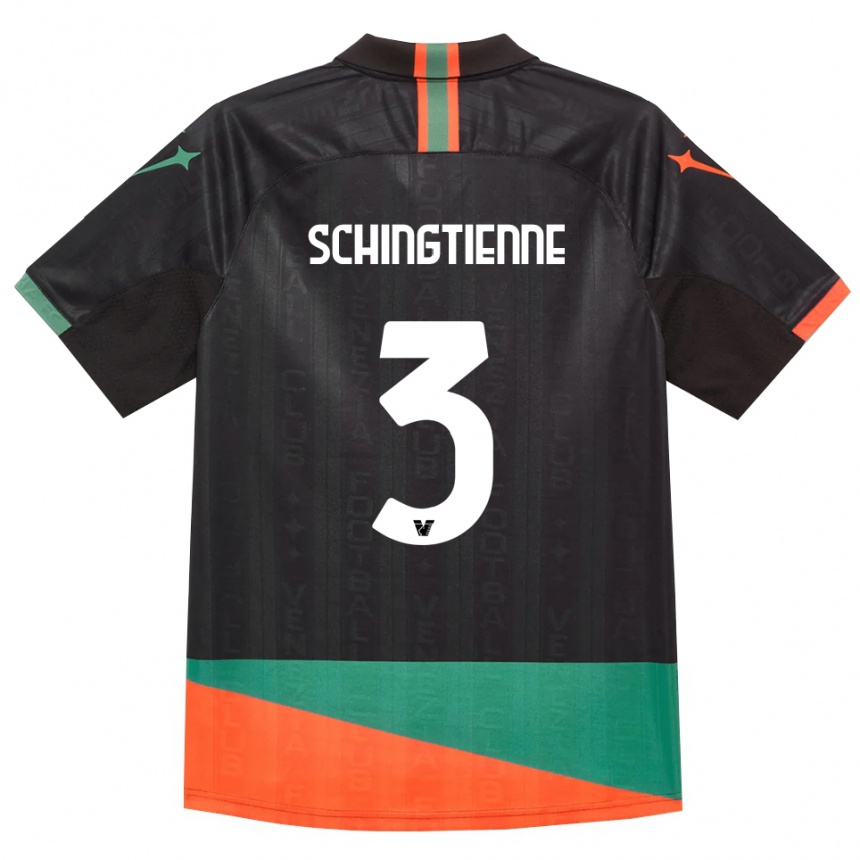 נשים כדורגל Joël Schingtienne #3 שחור כתום ירוק ג'רזי ביתית 2026/27