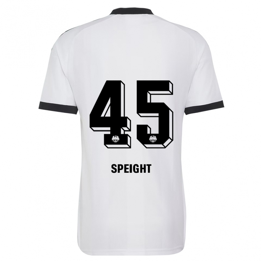 נשים כדורגל בנג׳מין ספייט #45 שחור לבן הרחק ג'רזי 2026/27