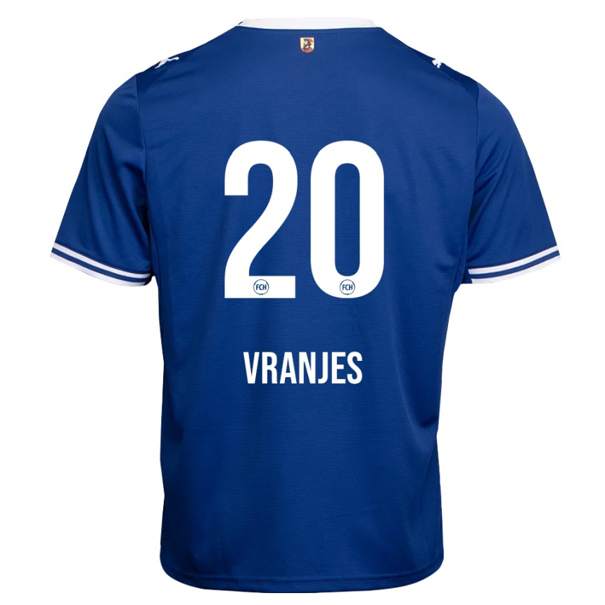 נשים כדורגל Rafael Vranjes #20 כחול מלכותי לבן הרחק ג'רזי 2026/27