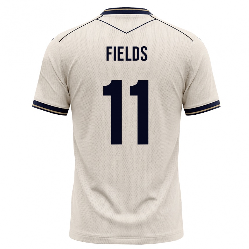 נשים כדורגל Jykese Fields #11 לבן מבריק כחול דיו הרחק ג'רזי 2026/27