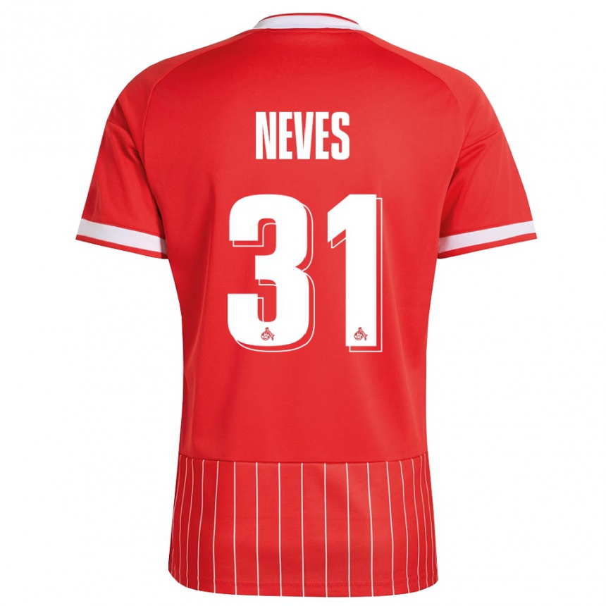 נשים כדורגל Gil Neves #31 ירוק אדום לבן הרחק ג'רזי 2026/27