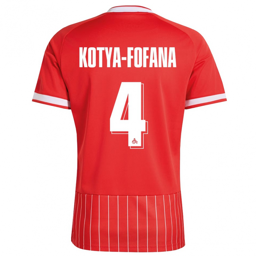 נשים כדורגל Assad Kotya-Fofana #4 ירוק אדום לבן הרחק ג'רזי 2026/27