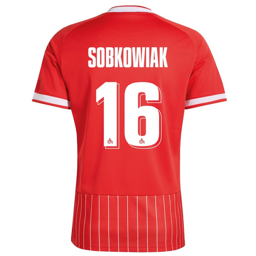 נשים כדורגל Jannis Sobkowiak #16 ירוק אדום לבן הרחק ג'רזי 2026/27