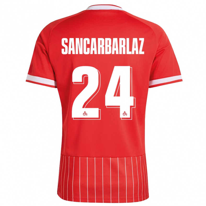 נשים כדורגל Keyhan Sancarbarlaz #24 ירוק אדום לבן הרחק ג'רזי 2026/27