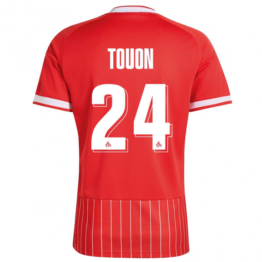 נשים כדורגל Ella Touon #24 ירוק אדום לבן הרחק ג'רזי 2026/27