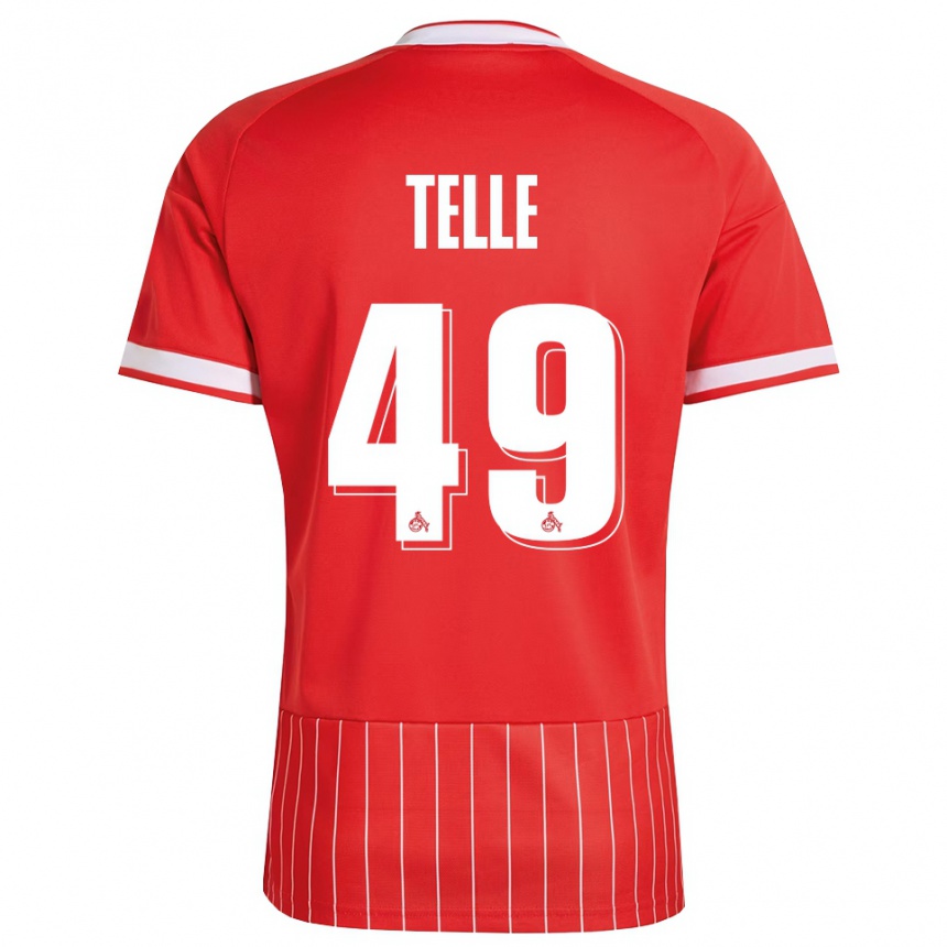 נשים כדורגל Neo Telle #49 ירוק אדום לבן הרחק ג'רזי 2026/27
