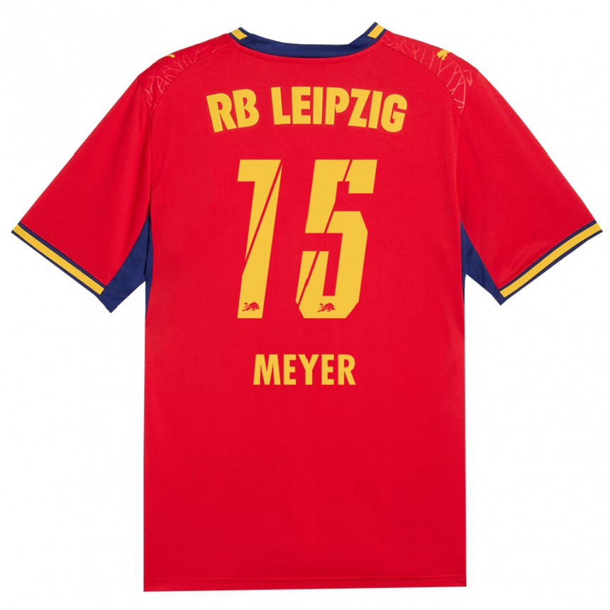 נשים כדורגל טים מאייר #15 כחול מלכותי צהוב אדום הרחק ג'רזי 2026/27 נשים כדורגל טים מאייר #15 כחול מלכותי צהוב אדום הרחק ג'רזי 2026/27