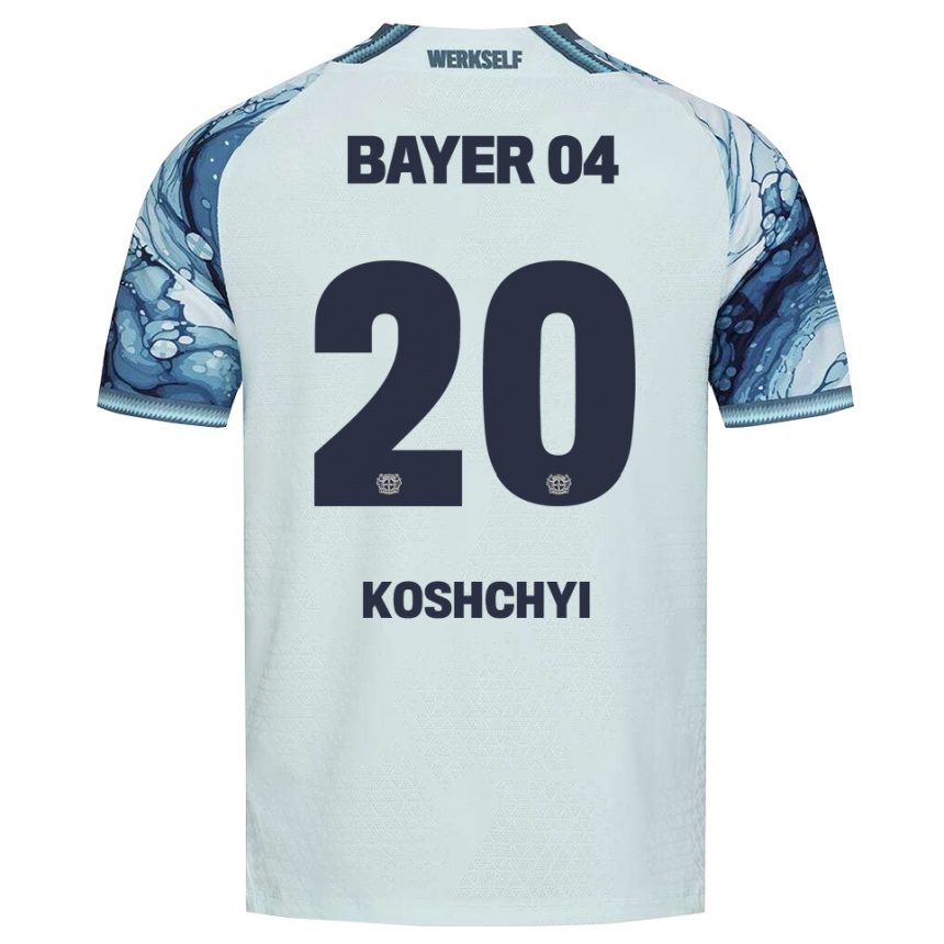 נשים כדורגל Yegor Koshchyi #20 שחור ירוק כהה הרחק ג'רזי 2026/27 נשים כדורגל Yegor Koshchyi #20 שחור ירוק כהה הרחק ג'רזי 2026/27