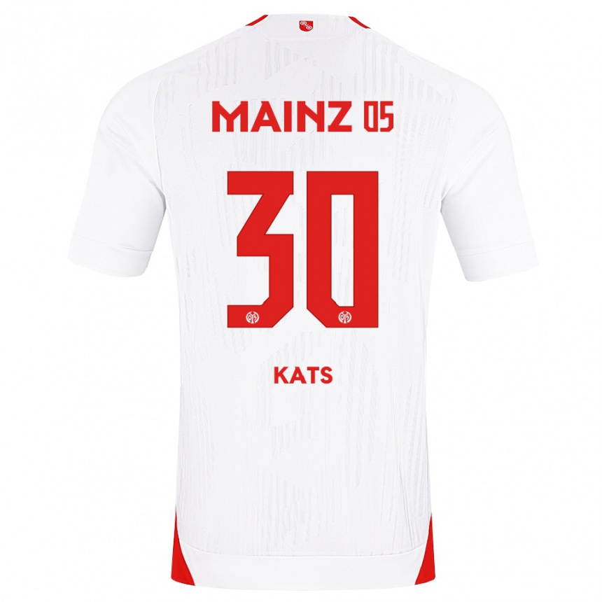 נשים כדורגל Vital Kats #30 לבן אדום צהוב הרחק ג'רזי 2026/27 נשים כדורגל Vital Kats #30 לבן אדום צהוב הרחק ג'רזי 2026/27