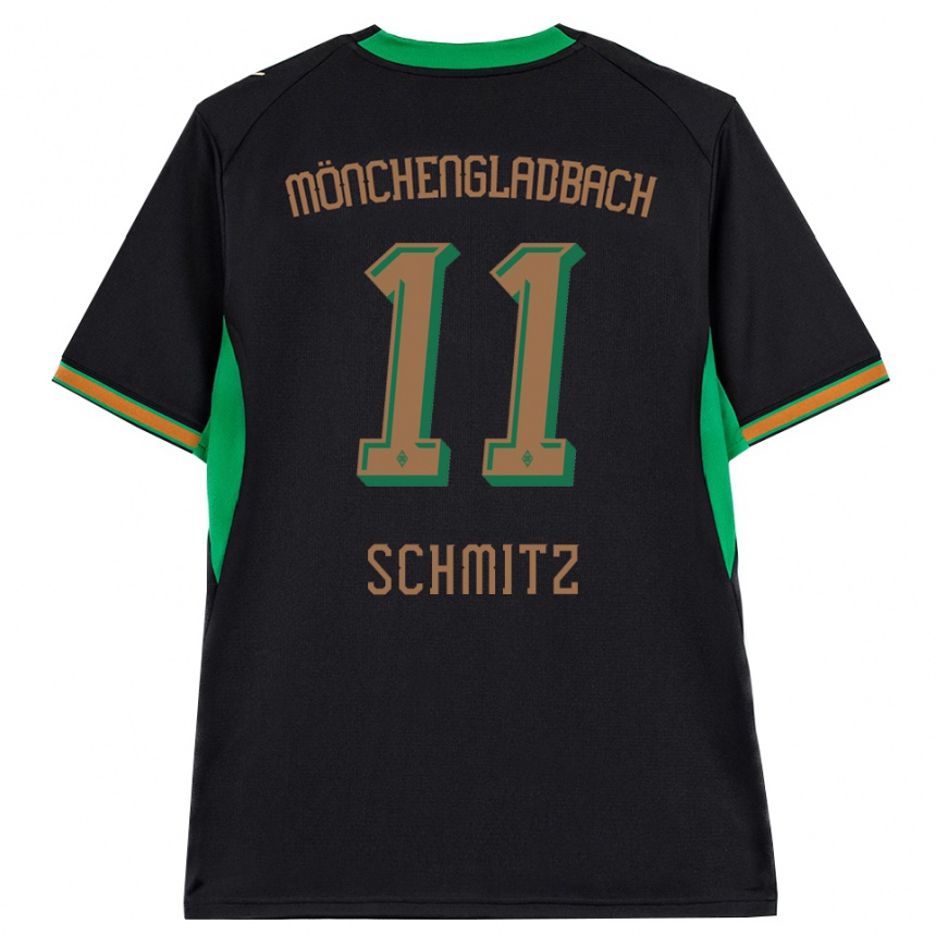 נשים כדורגל Louisa Schmitz #11 שחור כתום ירוק חום הרחק ג'רזי 2026/27