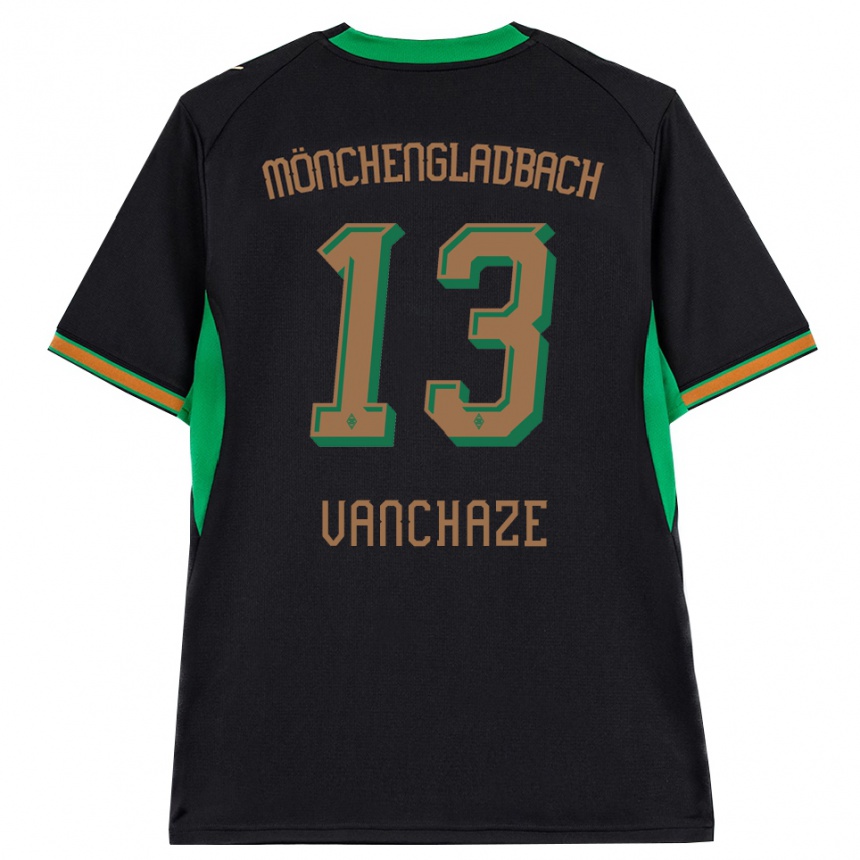 נשים כדורגל Charly Vanchaze #13 שחור כתום ירוק חום הרחק ג'רזי 2026/27